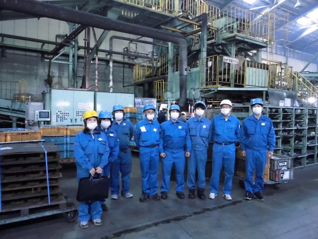 高知機型工業㈱から、中島工場と高梁工場を見学に来られました。
